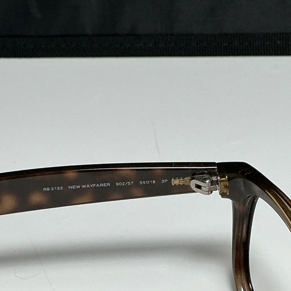 Ray-Ban RB2132 New Wayfarer Sunglasses Tortoise 55mm Frame Only W/ Case